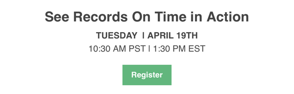 CASEpeer Records on Time Webinar